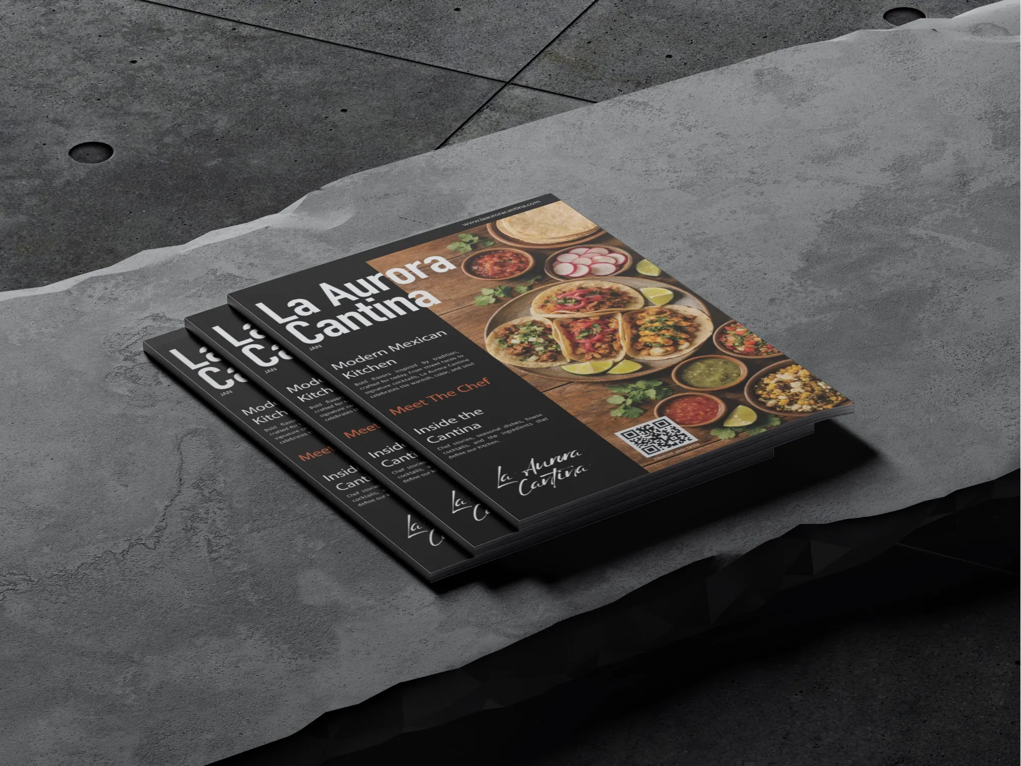 La Aurora Cantina — Editorial Design