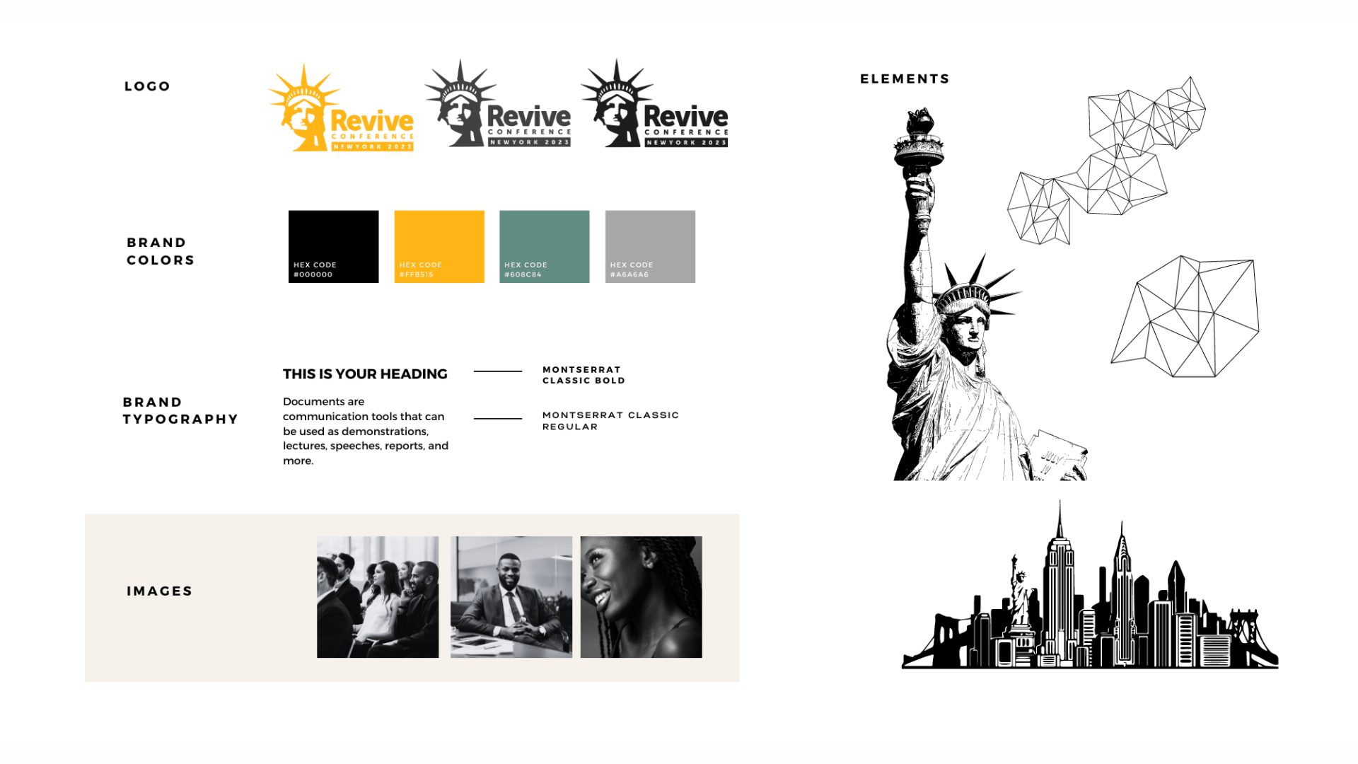 Revive Conference — Brand guidelines overview