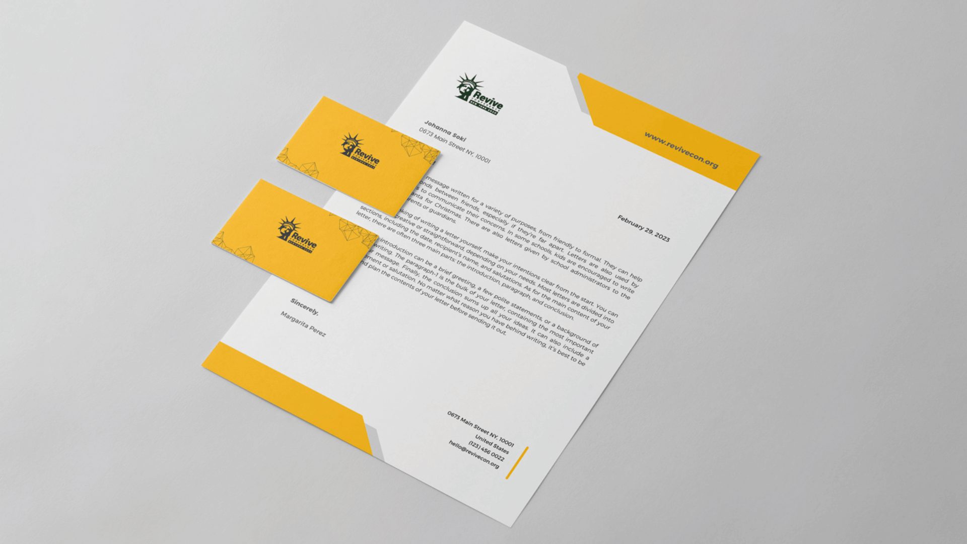 Revive Conference — Stationery
