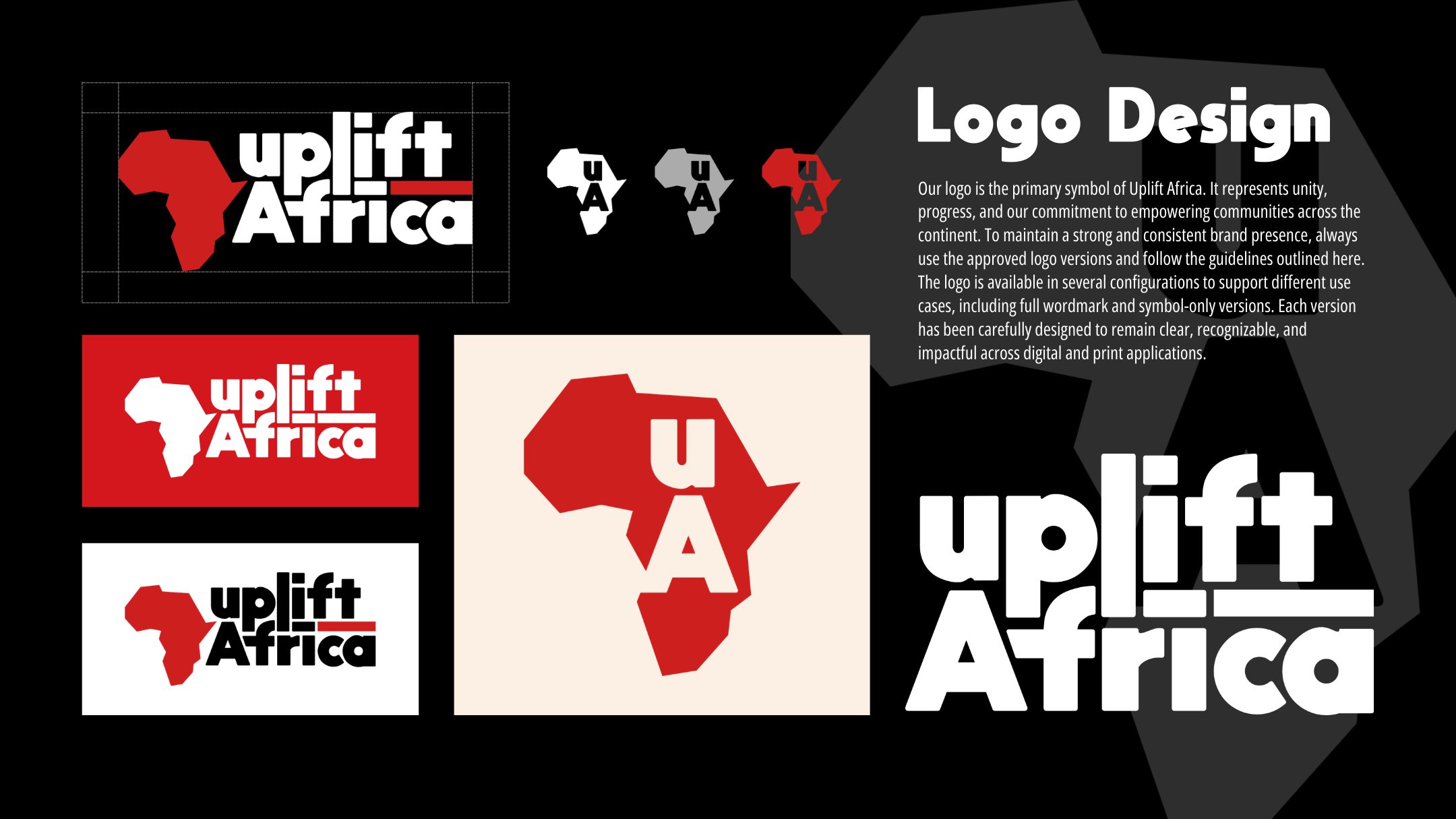Uplift Africa — Logo system