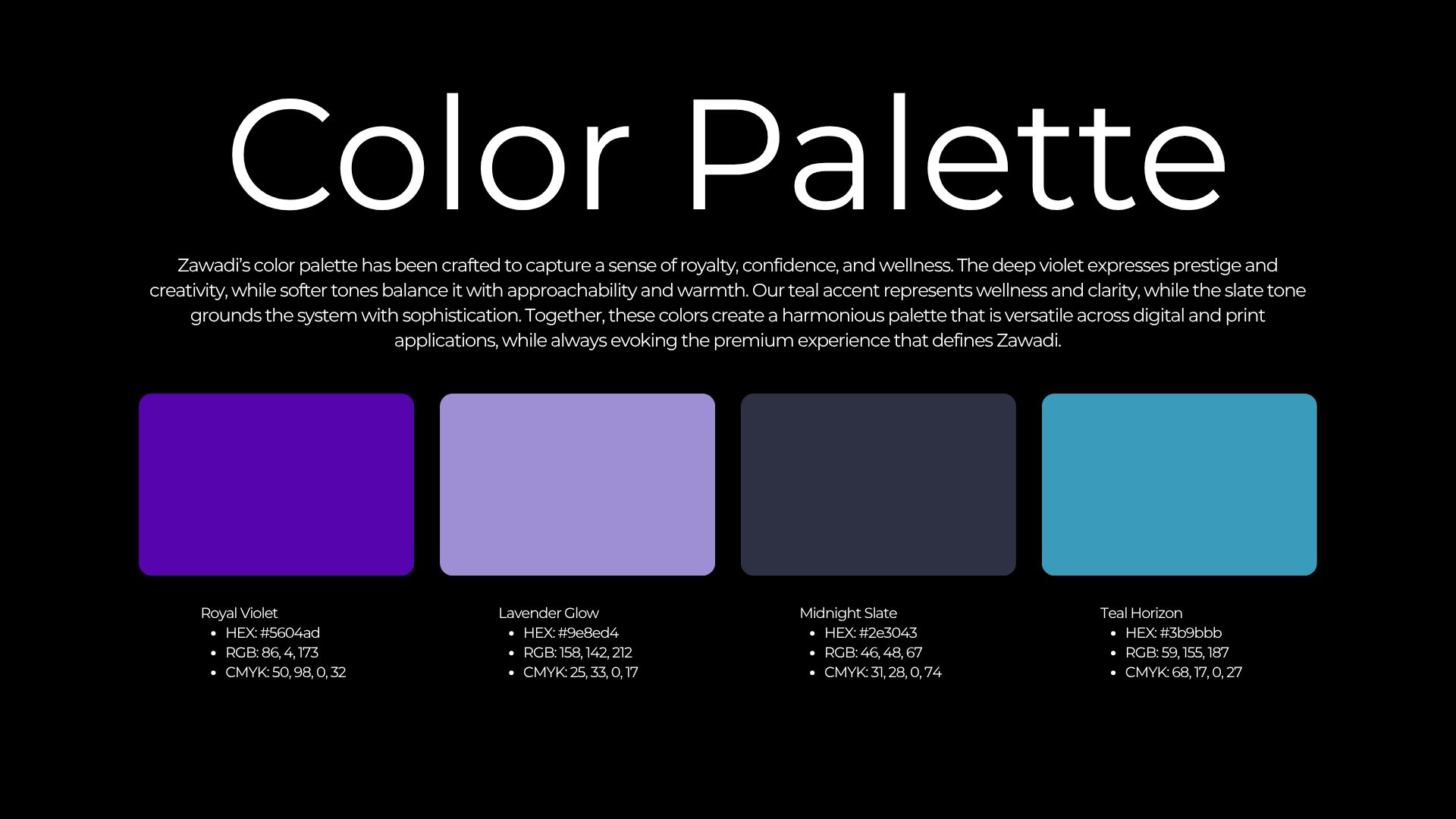 Zawadi Booking — Brand system