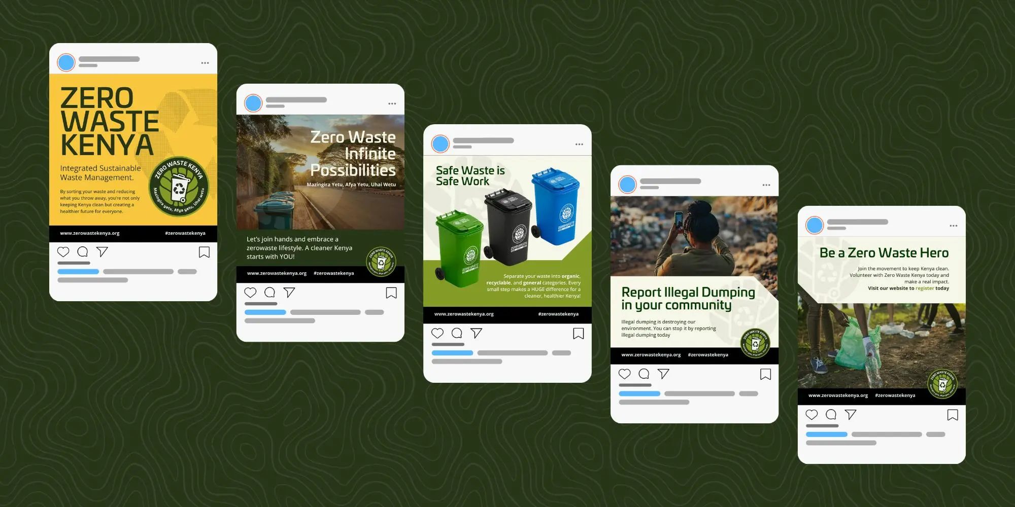 Zero Waste Kenya — Social media posts